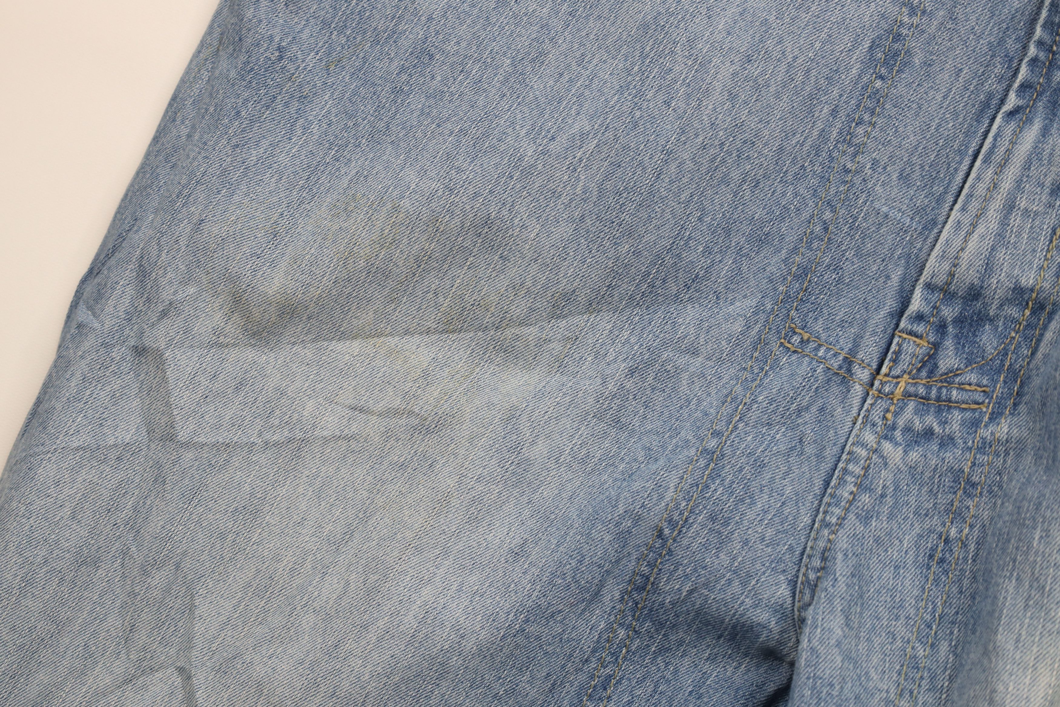 Marithe + Francois Girbaud × Vintage Vintage 90s Marithe Francois Girbaud Spell Out Jeans Blue Size US 42 / EU 58 - 6 Thumbnail