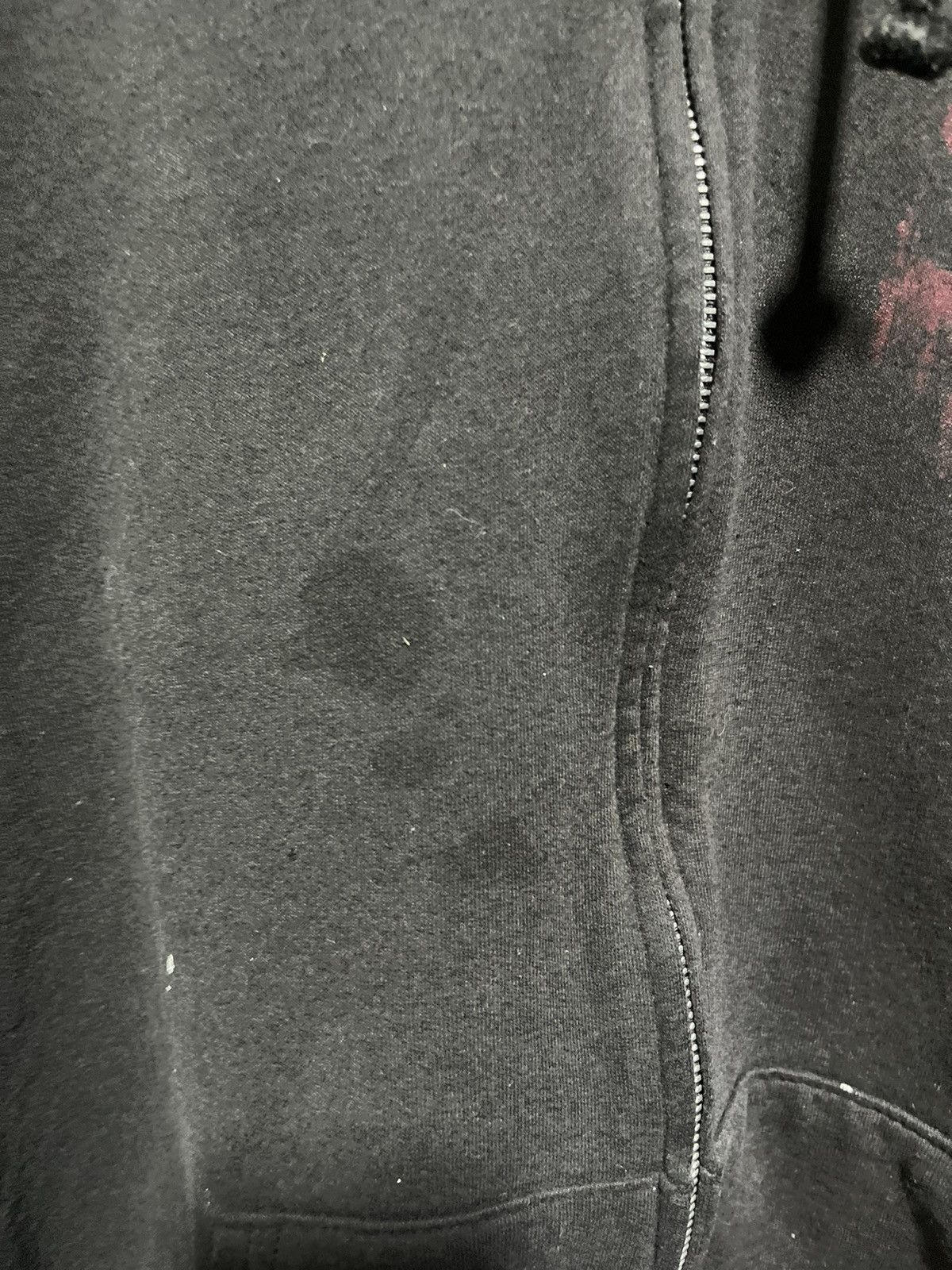 Harley Davidson × Vintage CRAZY Y2K HARLEY DAVIDSON FLAMES SKULL GRUNGE ZIP-UP HOODIE Size US L / EU 52-54 / 3 - 8 Thumbnail
