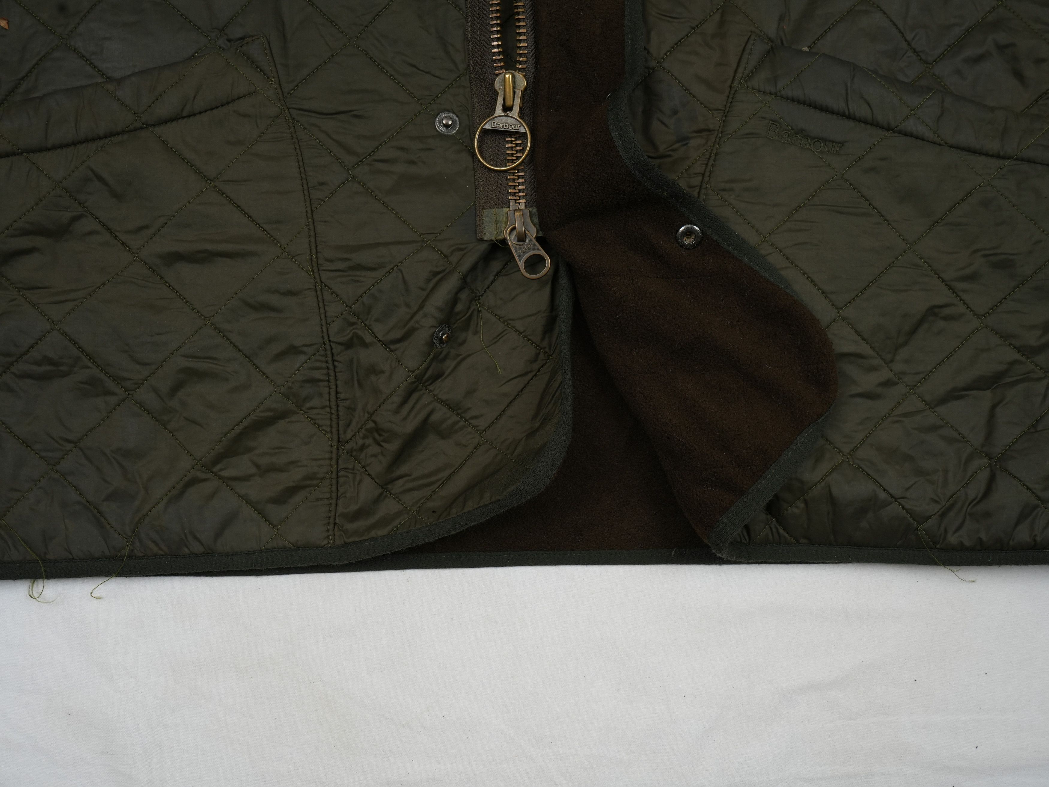 Barbour Olive Barbour Heritage Liddesdale Diamond Quilting Jacket Size US M / EU 48-50 / 2 - 5 Thumbnail