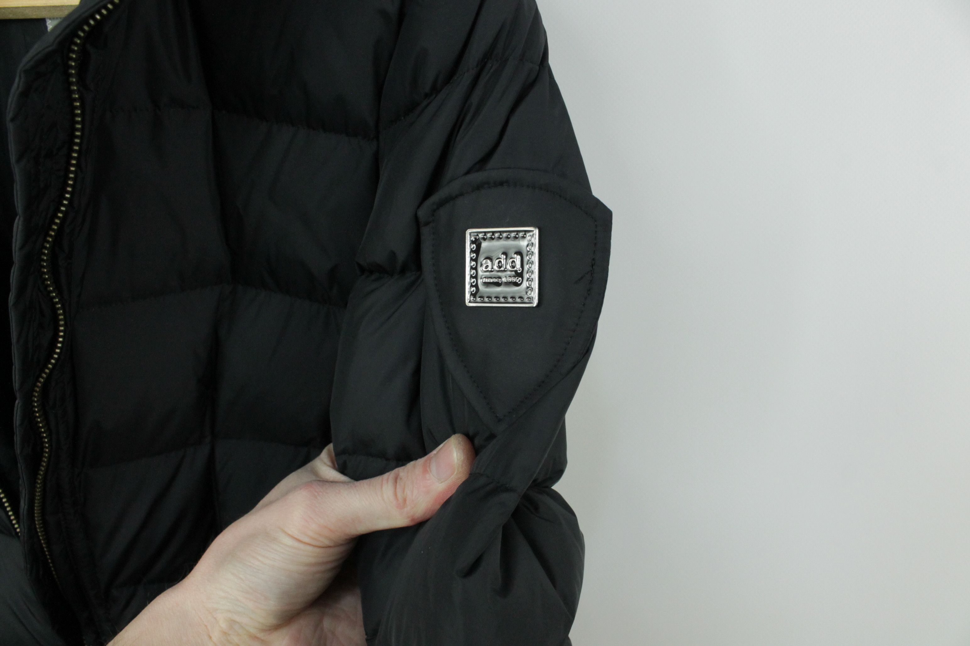 Add × Designer Add Down Black Coat Jacket With Belt Size XS / US 0-2 / IT 36-38 - 4 Thumbnail
