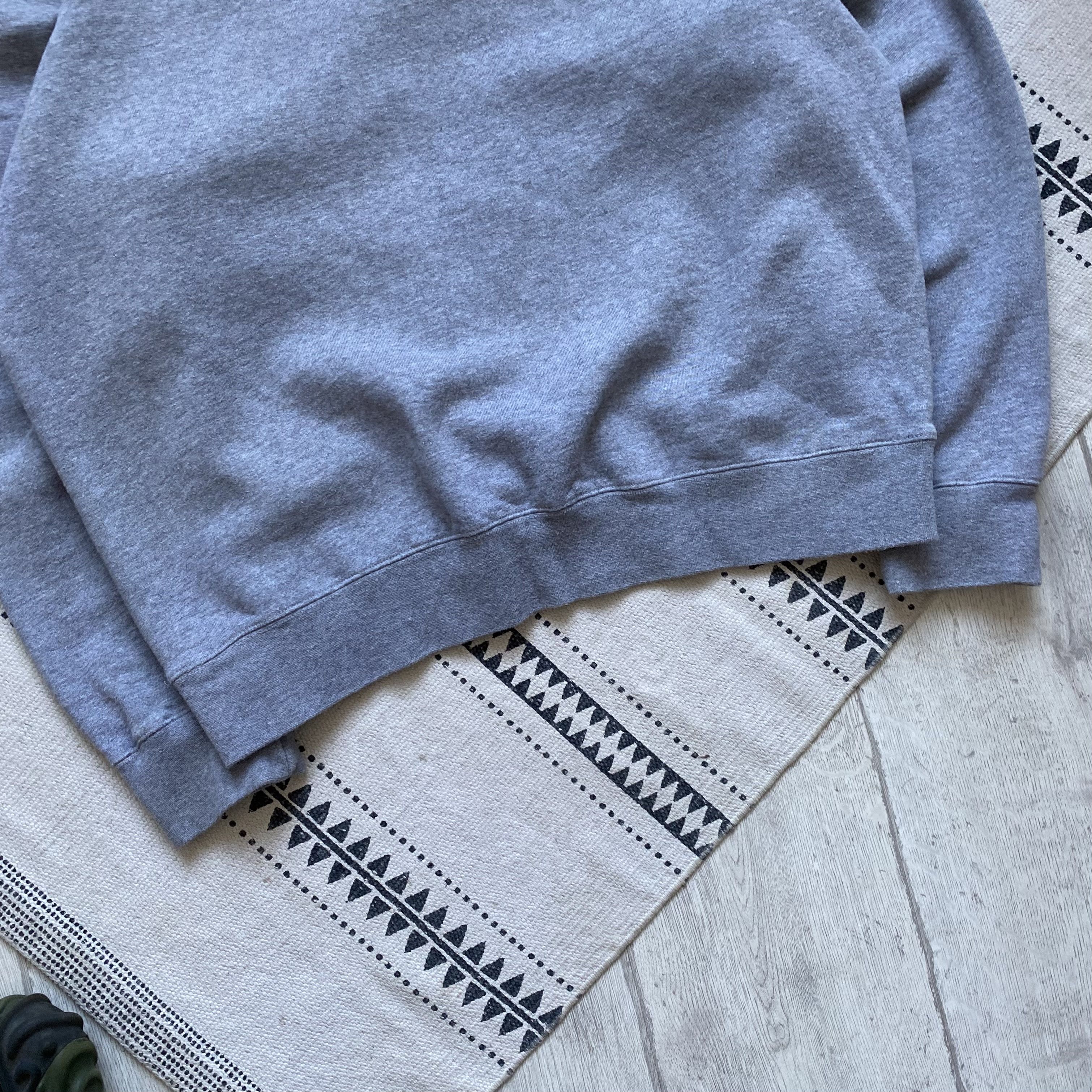 Schott Vintage 90s Schoot NYC Heavy Sweatshirt Blank Size US XL / EU 56 / 4 - 3 Thumbnail