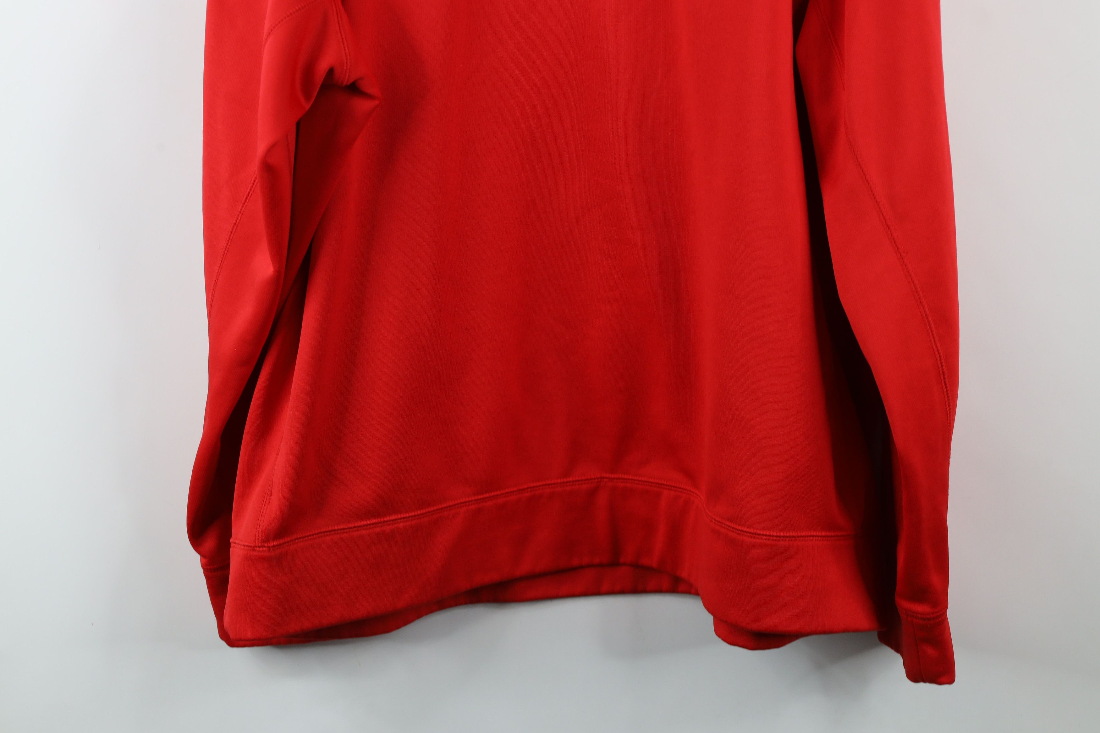 Nike × Vintage Nike Therma Fit Ohio State University Hoodie Sweatshirt Red Size US XXL / EU 58 / 5 - 13 Thumbnail
