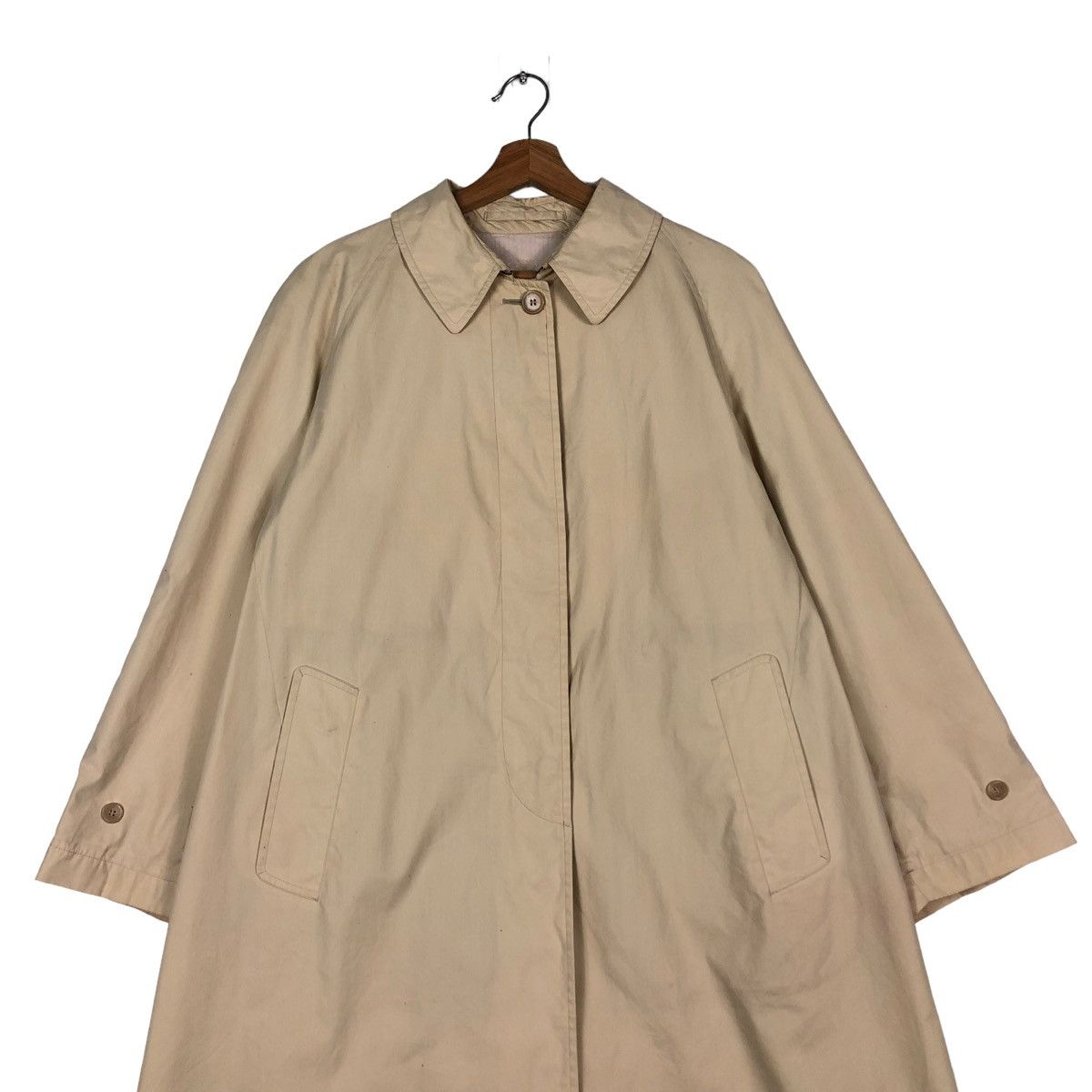 Bally × Designer 🔥VINTAGE LONG JACKET BALLY MADE IN ITALY DOUBLE COLLAR Size US M / EU 48-50 / 2 - 4 Thumbnail