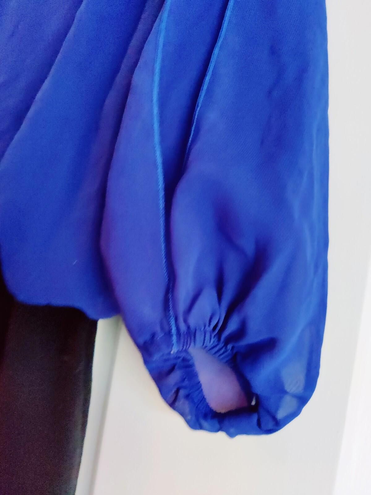 Bonobos BONGO Dress Blue Black Split Sleeves Short Size Juniors S Sm Size S / US 4 / IT 40 - 7 Thumbnail