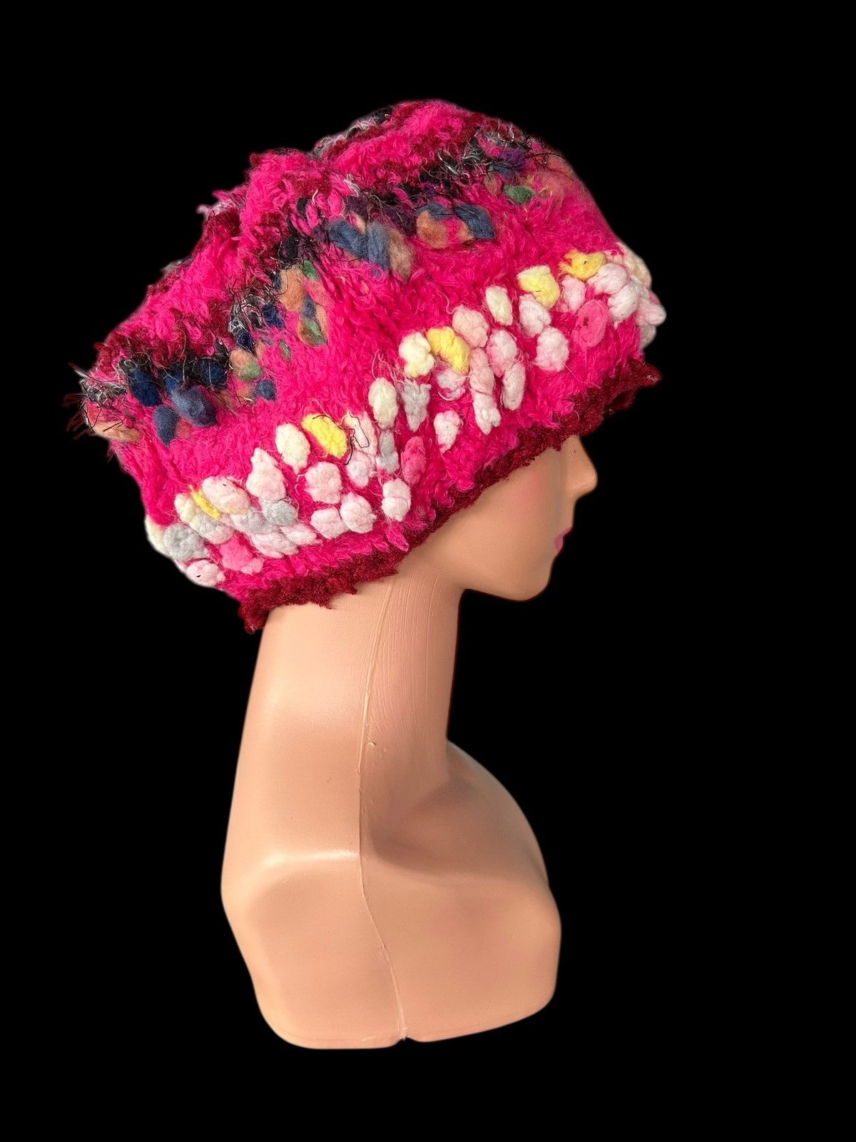 Kapital Crochet Knitted Handmade Big Beanie Hats Size ONE SIZE - 4 Thumbnail
