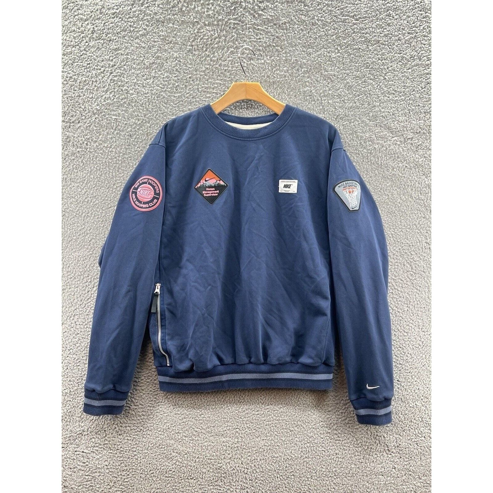 Nike Nike Standard Issue Hoops Management Sweatshirt DX0446-410 Size US M / EU 48-50 / 2 - 1 Thumbnail