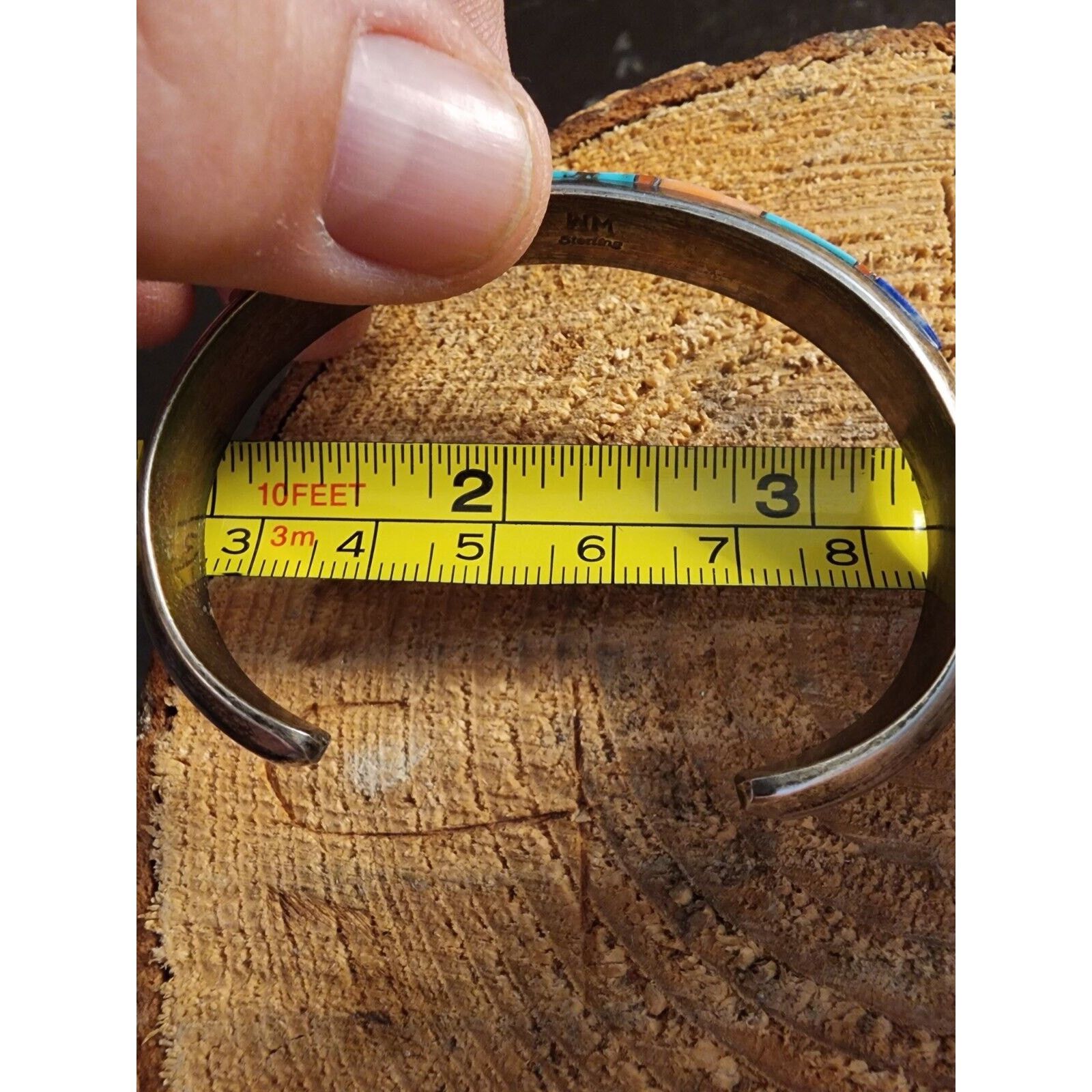& Other Stories × HUNI Design Zuni WM Sterling Silver Cuff Bracelet Turquoise Lapis Coral Size ONE SIZE - 5 Thumbnail