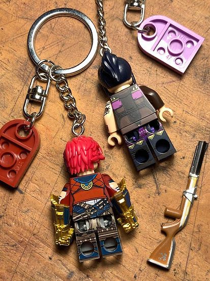 Cartoon Network × Handmade irritated studio arcane caitlyn vi anime keychain minifigure Size ONE SIZE - 5 Thumbnail