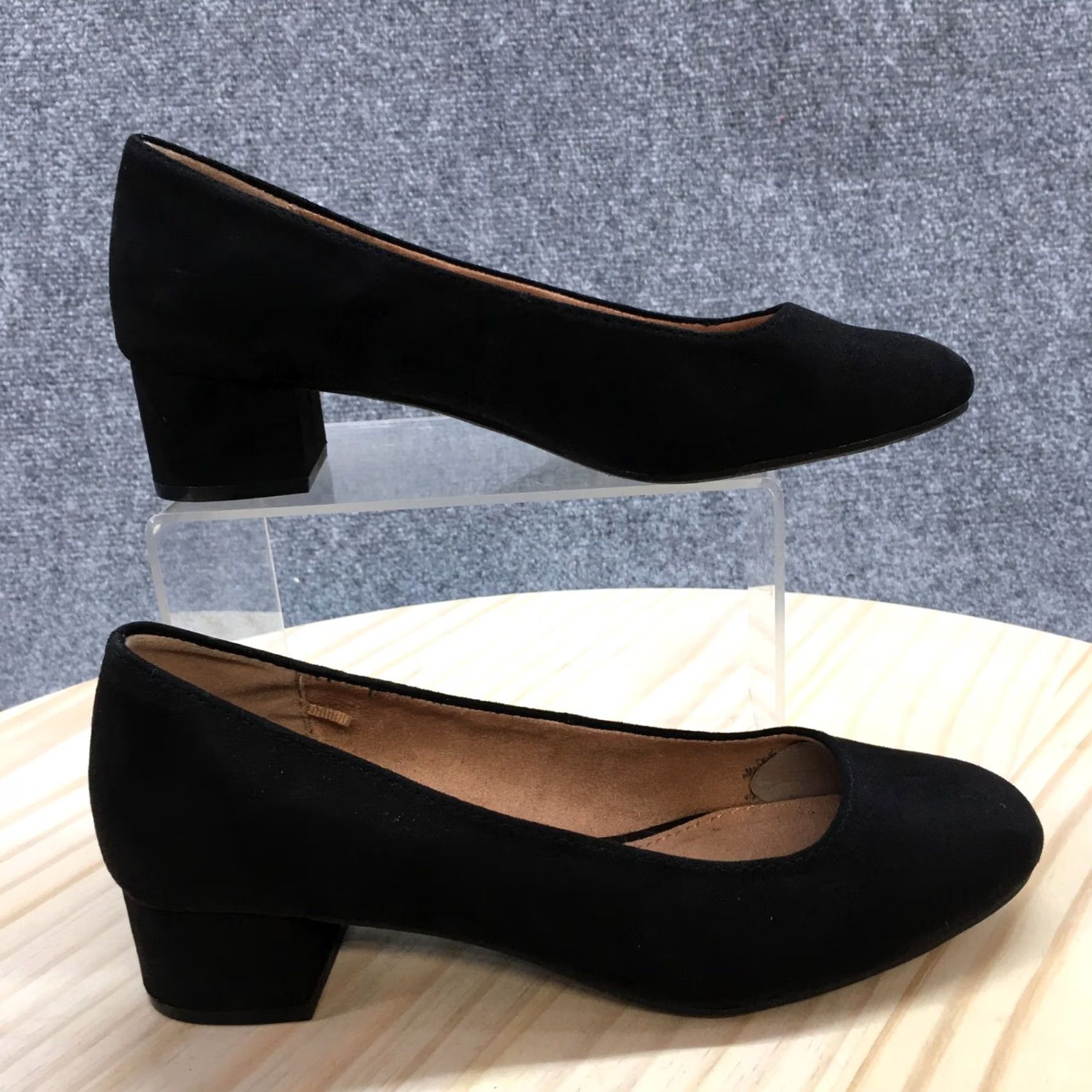 Old Navy Old Navy Shoes Womens Ballet Heel Black Low Top Round Toe Block Casual Slip On XS? Size M / US 6-8 / IT 42-44 - 2 Thumbnail