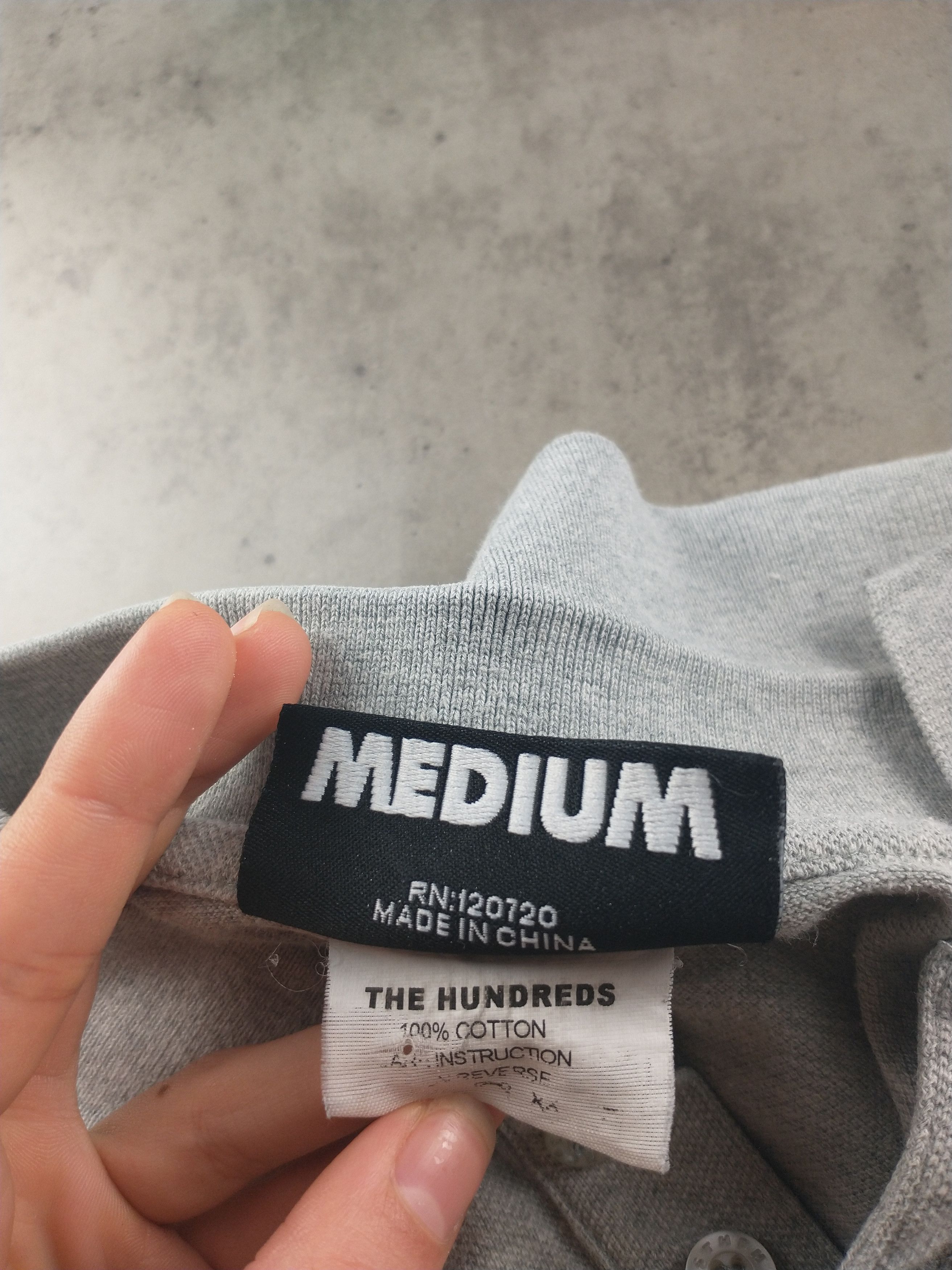 The Hundreds The Hundreds Polo Shirt Size M Gray Logo Plain Size US M / EU 48-50 / 2 - 4 Thumbnail