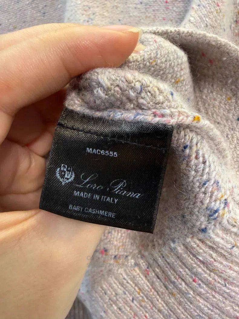 Loro Piana Loro Piana Polka Dot Baby Cashmere Sweater Size XS / US 0-2 / IT 36-38 - 5 Thumbnail