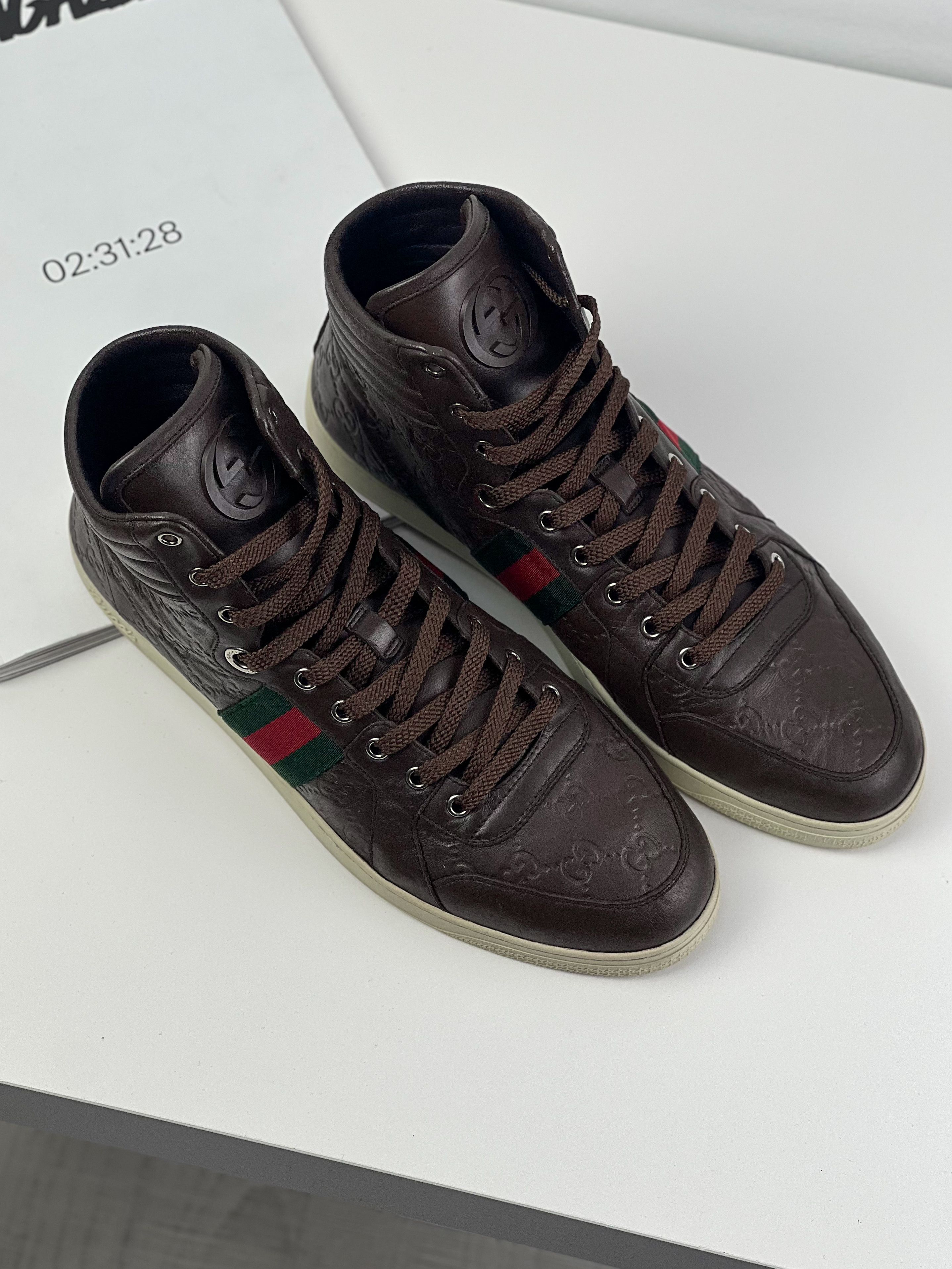 Gucci GUCCI leather shoes Size US 11.5 / EU 44-45 - 4 Thumbnail