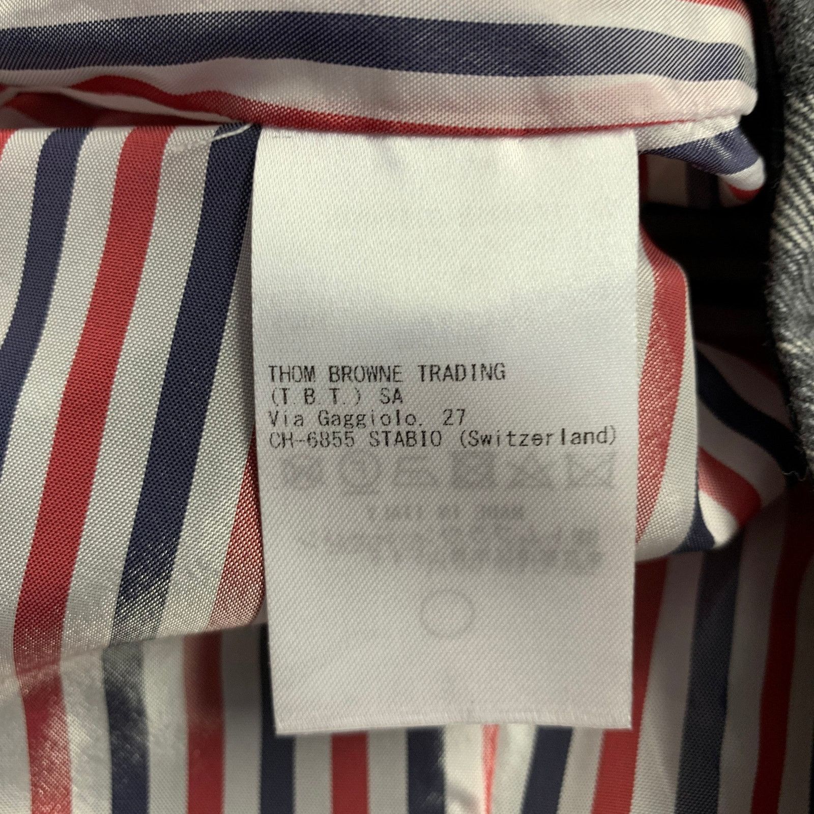 Thom Browne THOM BROWNE Grey Cream Wool Plaid Pencil Mid-Calf Skirt Size 25" / US 0 / IT 36 - 7 Thumbnail