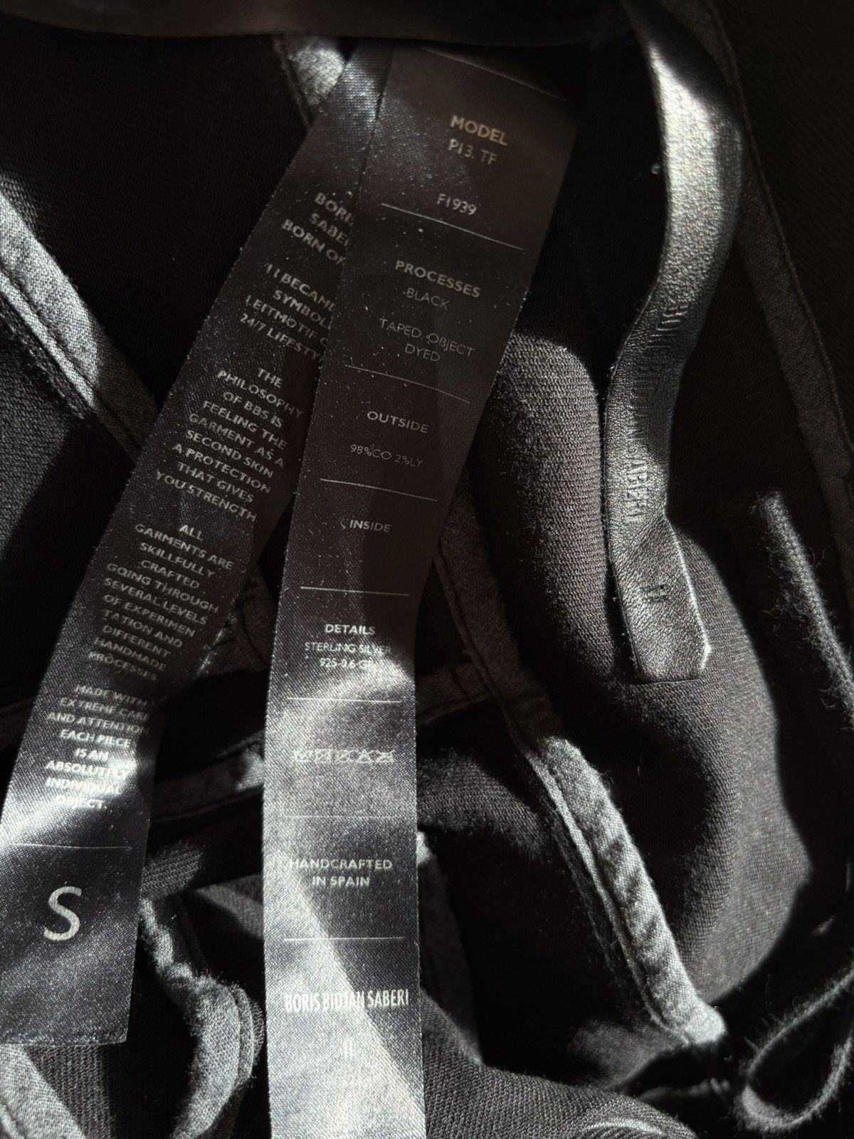 Boris Bidjan Saberi BNWT P13.1 TF F1939 Taped Size US 31 - 7 Thumbnail