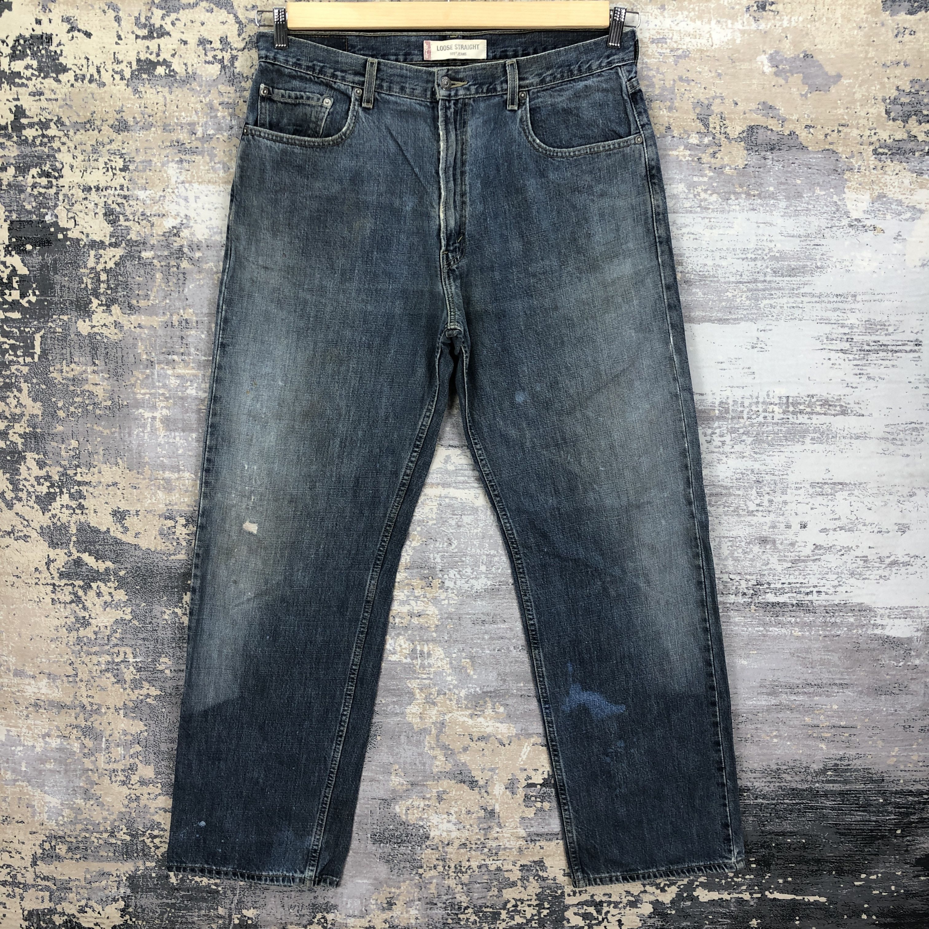 Levi's × Vintage Vintage Y2K Levis 569 Baggy Loose Jeans Levi's Faded Denim Size US 36 / EU 52 - 1 Thumbnail