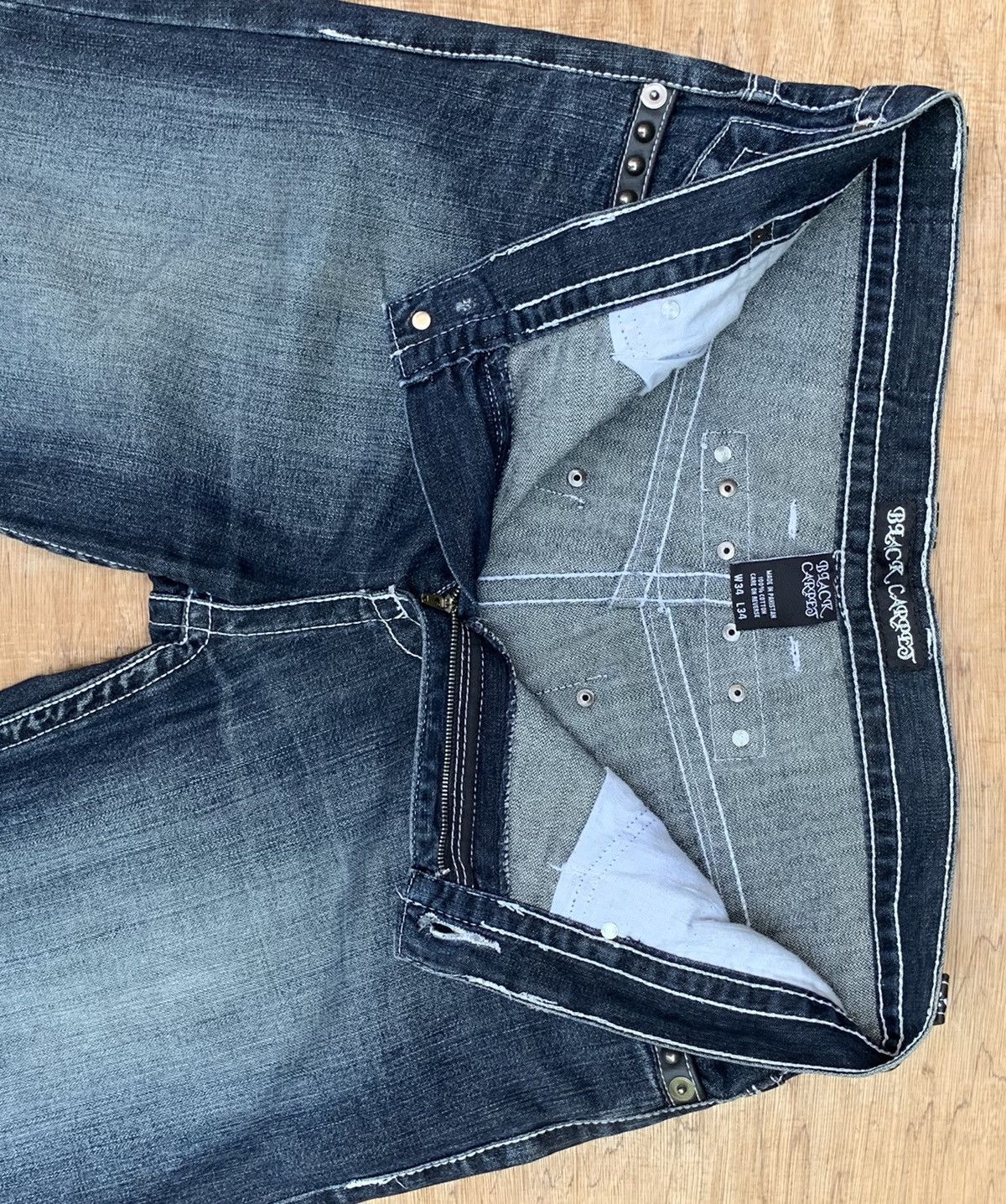 Other Black Carpet Baggy Denim Pants Size US 34 / EU 50 - 23 Thumbnail