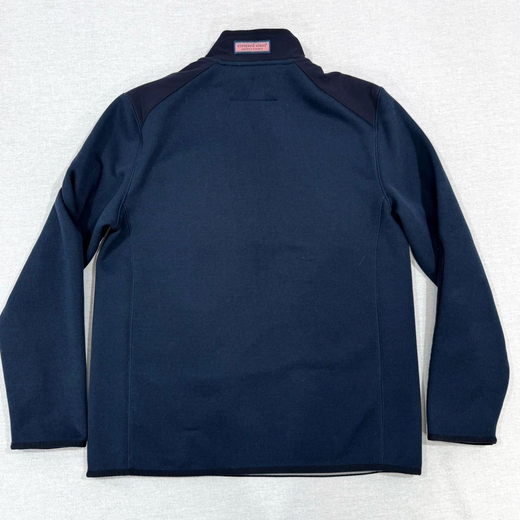 Vineyard Vines Vineyard Vines Sweater 1/4 Zip Mountain Fleece Men’s M Navy Blue Pullover Size US M / EU 48-50 / 2 - 3 Thumbnail