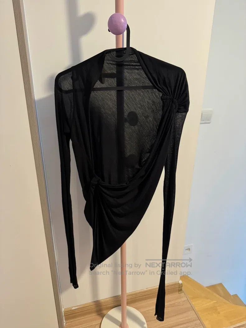 Rick Owens Rick Owens Irregular pleated backless cut-out long sleeve Size XS / US 0-2 / IT 36-38 - 2 Thumbnail