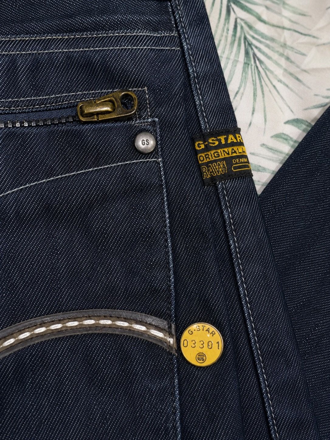 G-Star G-Star Raw Attacc Straight W33 L32 Y2K dark denim jeans Size US 33 - 9 Thumbnail