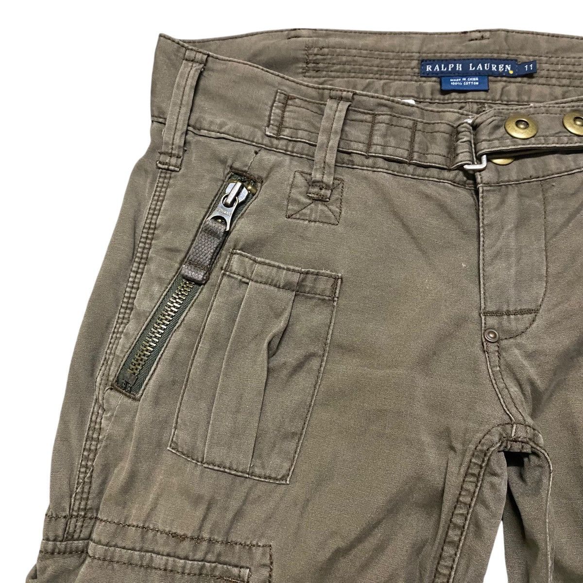 Polo Ralph Lauren Vintage Polo Ralph Lauren Cargo Pants Belted Size 30" / US 8 / IT 44 - 4 Thumbnail