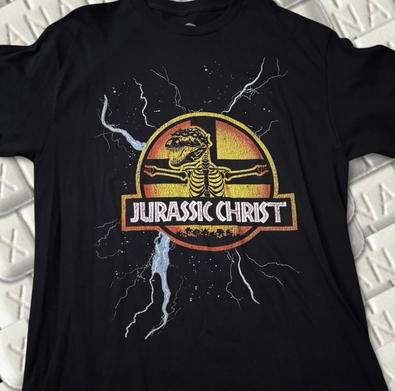 Paradise Paradise NY jurassic Christ tee Size US L / EU 52-54 / 3 - 1 Thumbnail