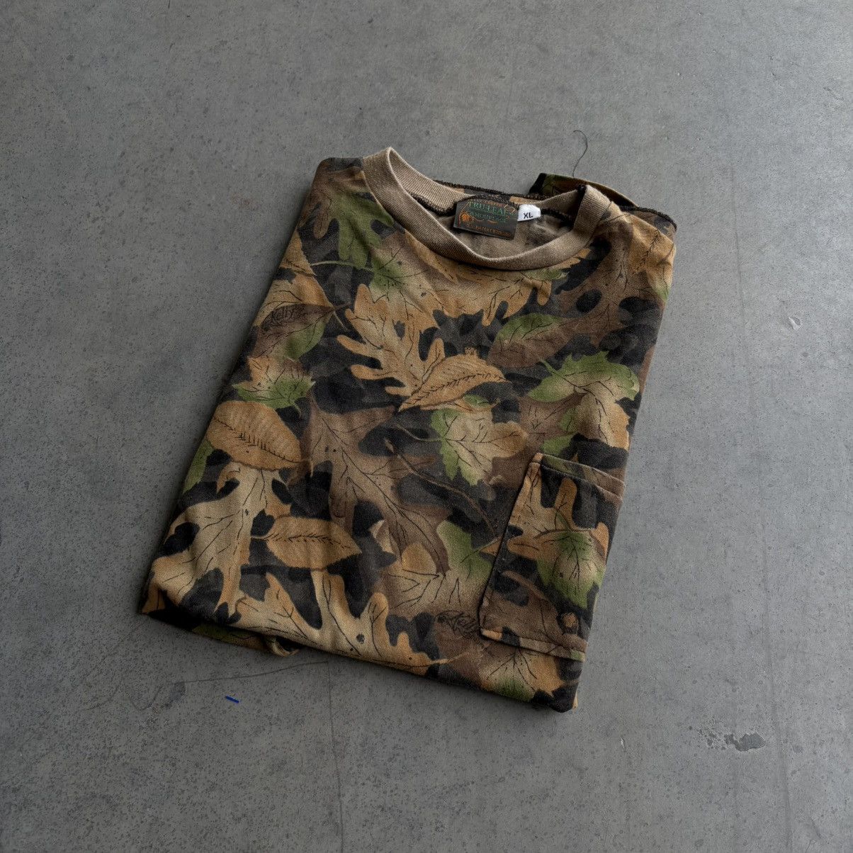 Realtree × Vintage Vintage 80's Camo Leaves T Shirt XL Baggy Heavy Weight Size US XL / EU 56 / 4 - 10 Thumbnail