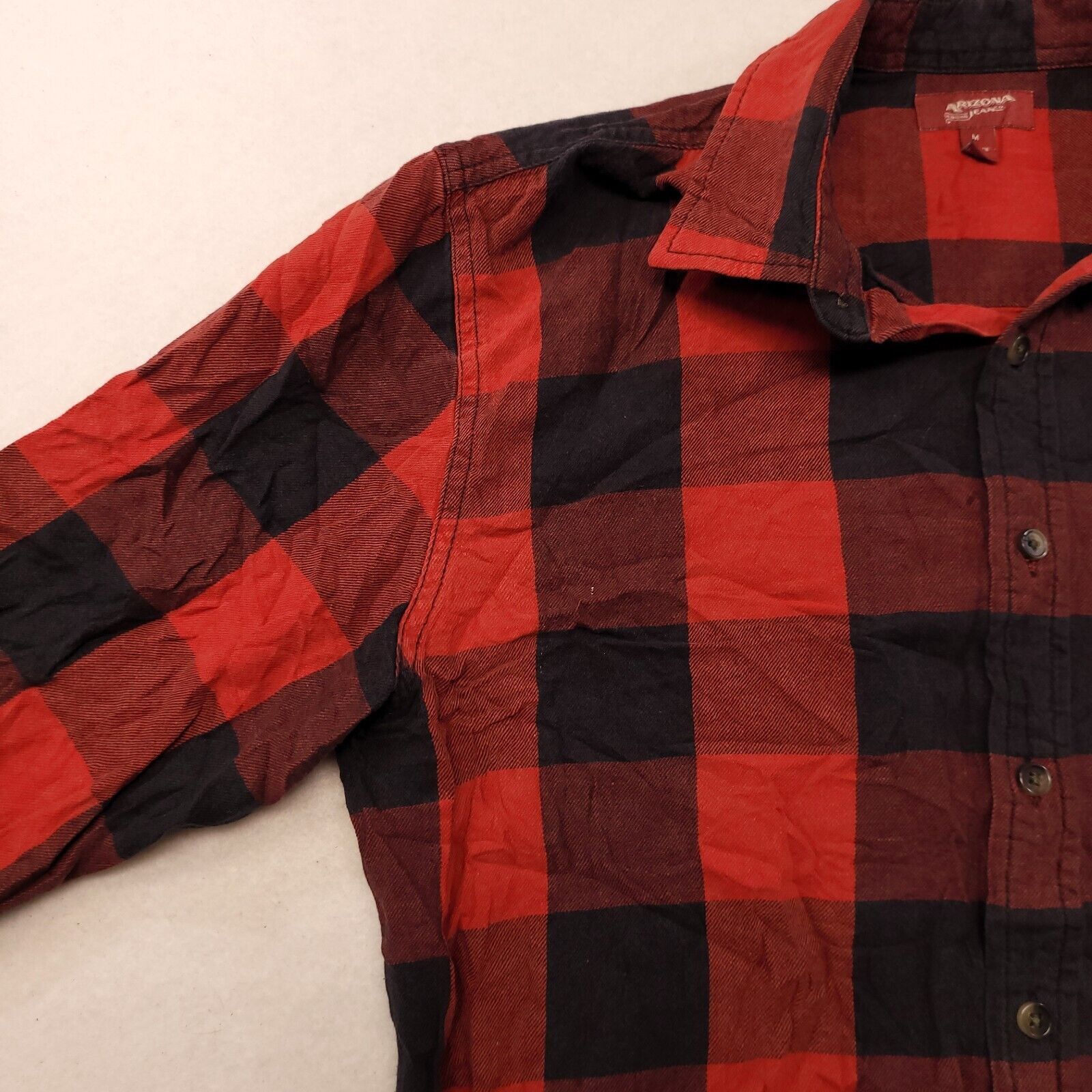 Arizona Jean Co. Arizona Jean Co Buffalo Check Flannel Shirt Mens Size M Red Size US M / EU 48-50 / 2 - 4 Thumbnail