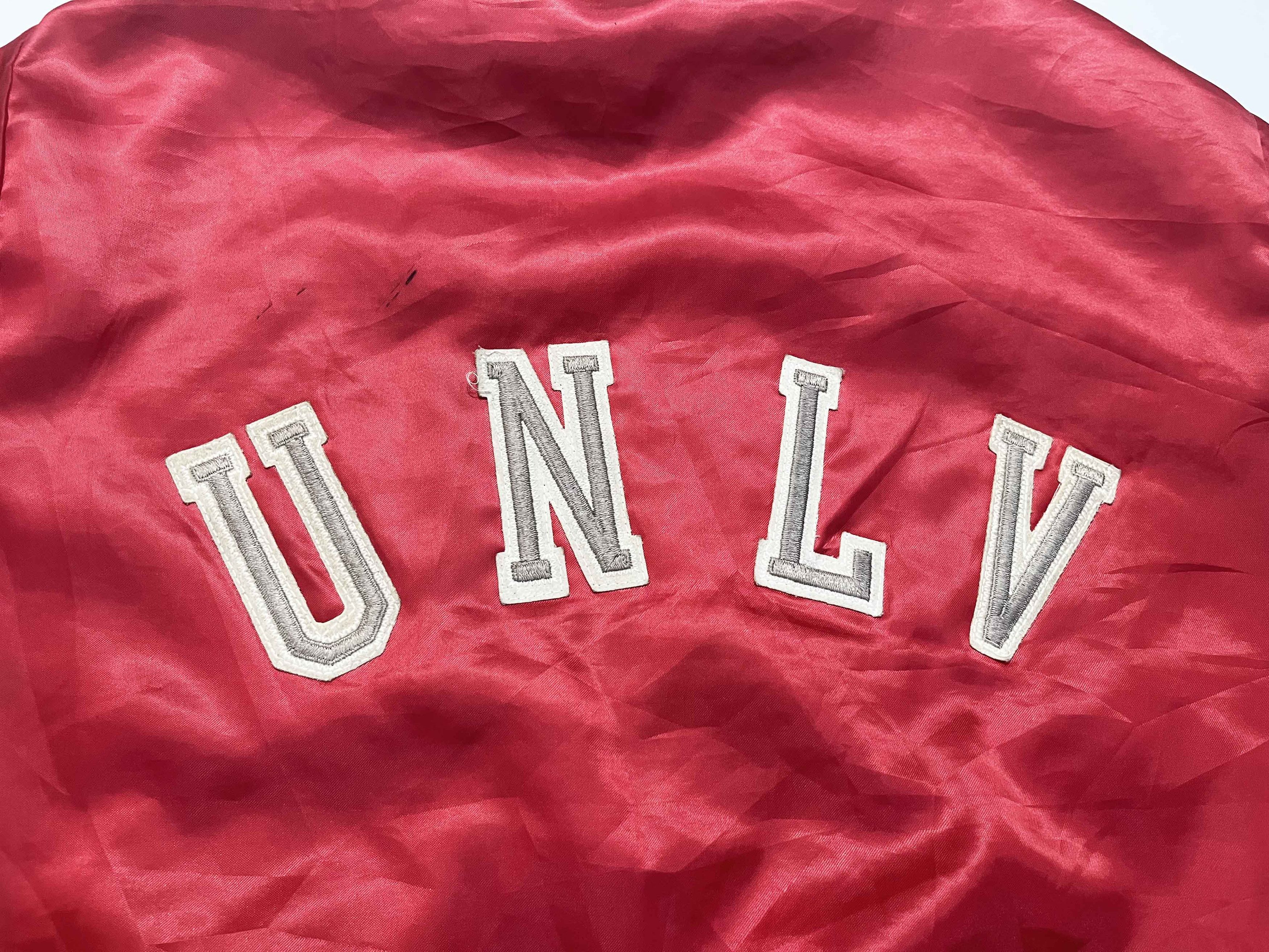 Vintage Vintage UNLV Runnin' Rebels NCAA Bomber Satin Jacket Size US L / EU 52-54 / 3 - 7 Thumbnail
