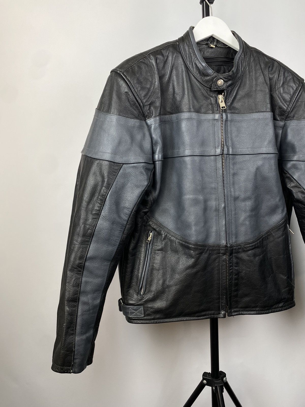Genuine Leather Vintage Leather Biker Echo Jacket Chrome Hearts Style Size US M / EU 48-50 / 2 - 3 Thumbnail
