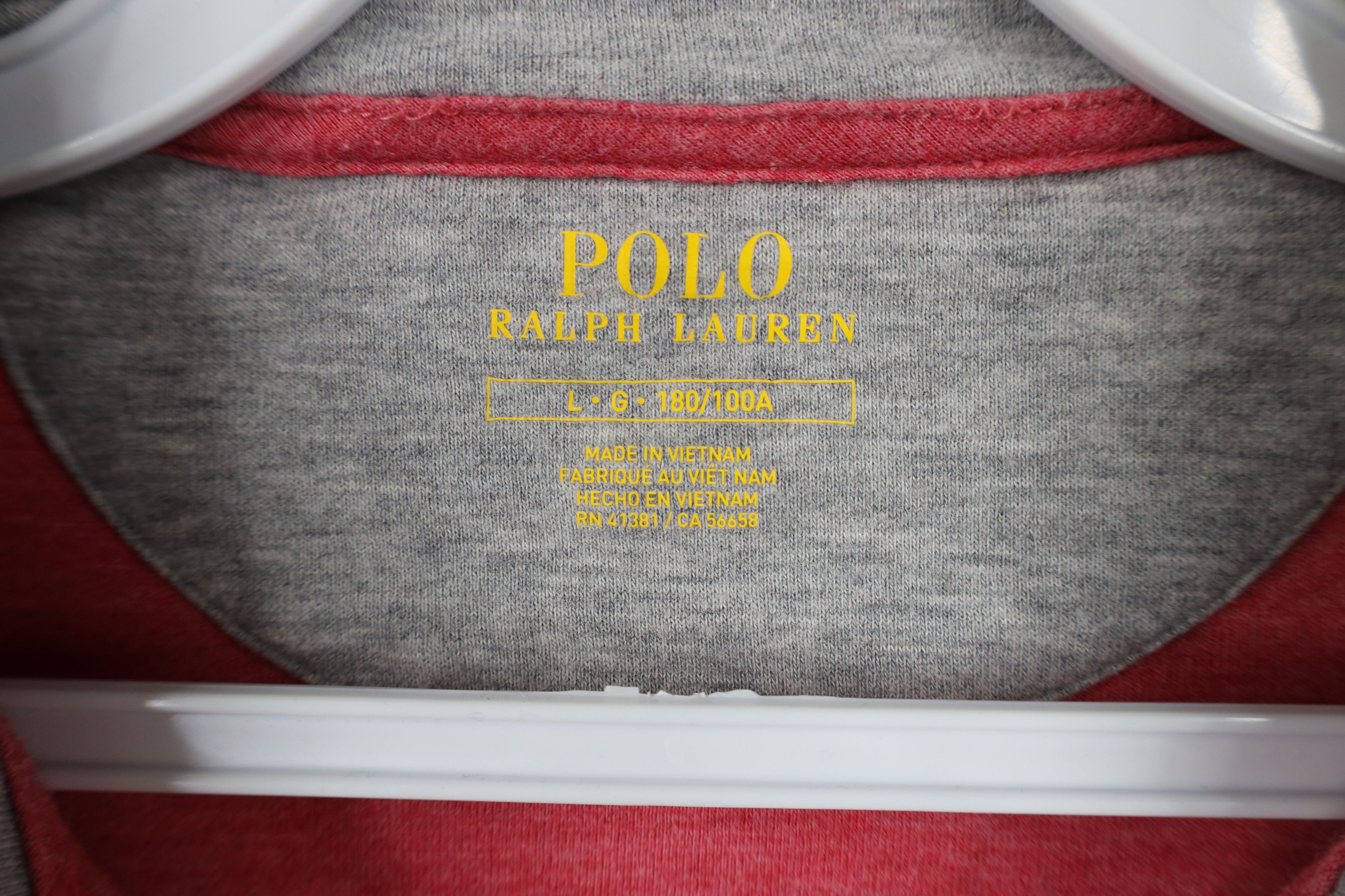 Ralph Lauren × Vintage Ralph Lauren Touch Cotton Knit Half Zip Pullover Sweater Red Size US L / EU 52-54 / 3 - 5 Thumbnail