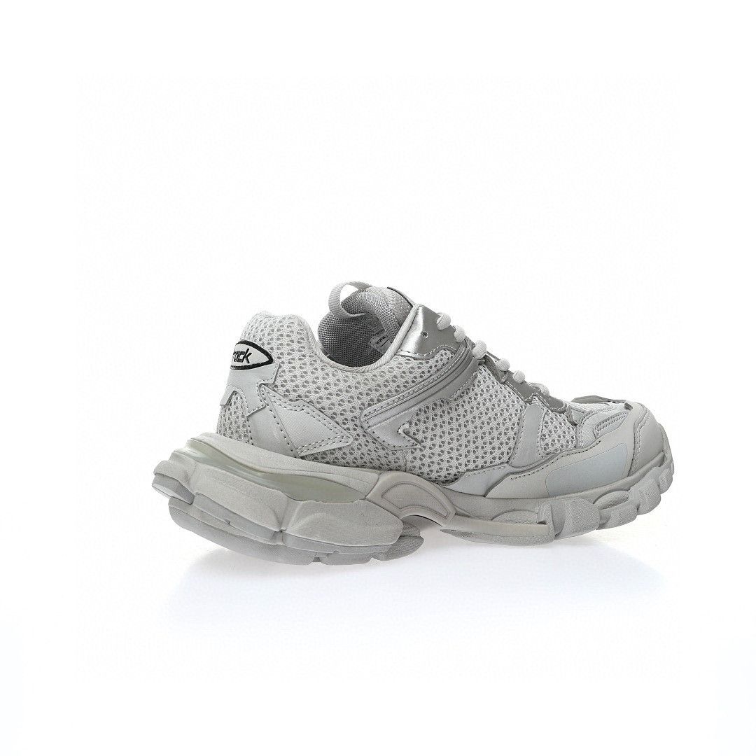 Balenciaga o1mt1gz0824 Track.3 Sneaker in Light Gray Size US 12 / IT 42 - 3 Thumbnail