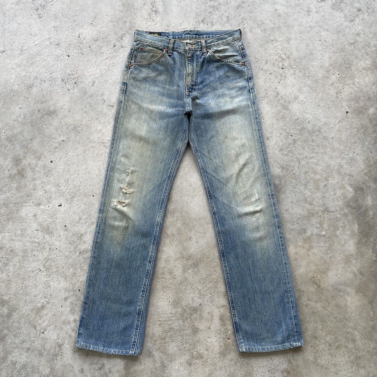 Japanese Brand Vintage Japan Lee Rusty Faded Distressed Jeans Denim Pants Size US 30 / EU 46 - 1 Thumbnail