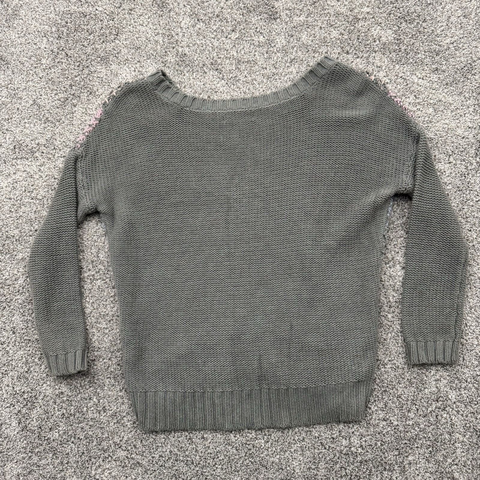 American Eagle Outfitters American Eagle Sweater Womens XS Crochet Knit Boho Slouchy Size XS / US 0-2 / IT 36-38 - 8 Thumbnail