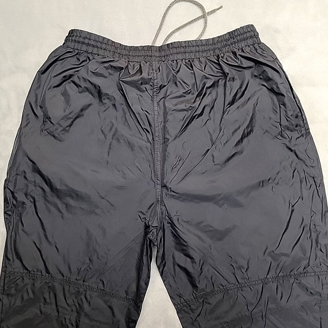 Sideout VINTAGE Sideout I3 Track Pants Mens XL Black Nylon Windbreaker Baggy Y2K Retro Street Size US 36 / EU 52 - 6 Thumbnail