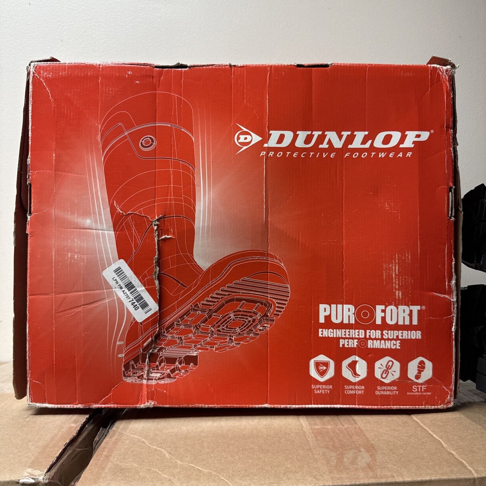 Dunlop Dunlop Protective Footwear Purofort Explorer Black Size 9 Size US 9 / EU 42 - 8 Thumbnail