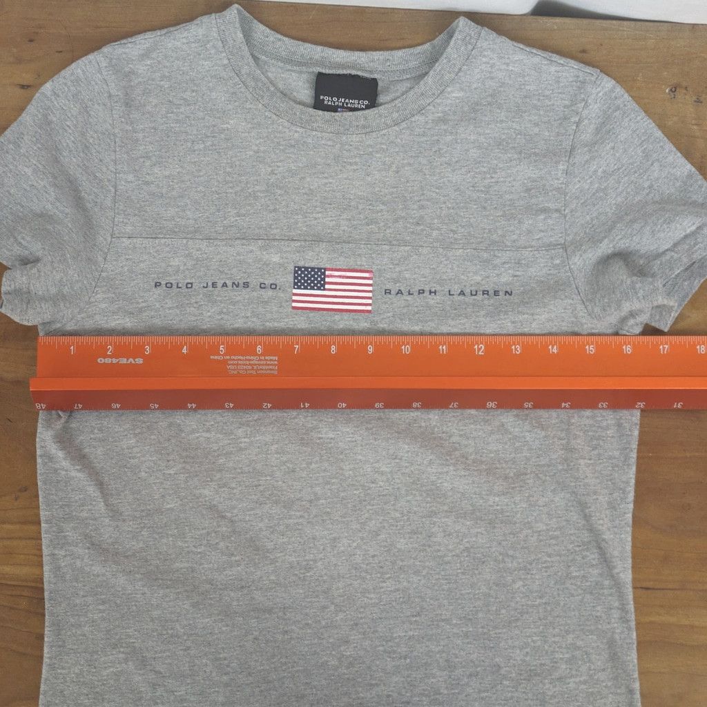 Polo Ralph Lauren Vintage USA Made Ralph Lauren; Polo Jeans T-Shirt Size S / US 4 / IT 40 - 4 Thumbnail