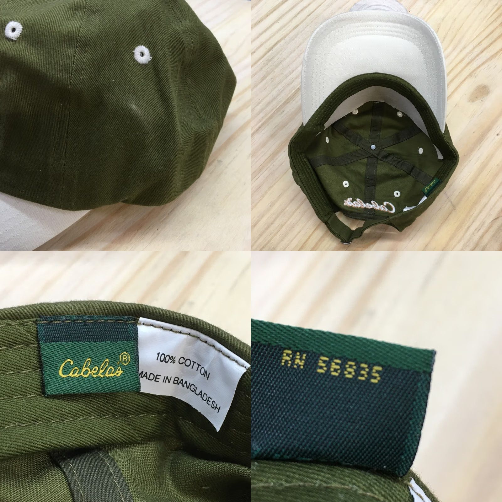Vintage Cabelas Worlds Foremost Outfitter Baseball Cap - Green Cotton Mens - One Size - Condition: Good - Ships Fast Size ONE SIZE - 8 Thumbnail