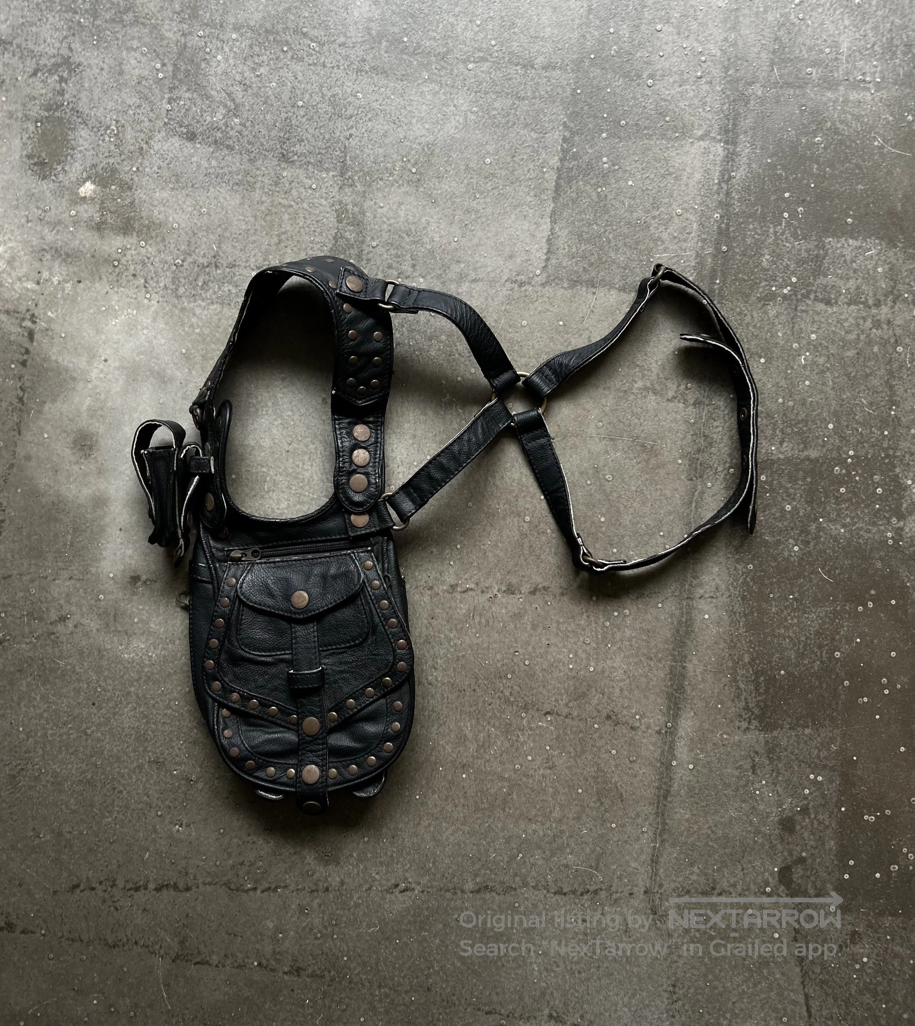 Other 00s Rivet Leather Harness Bag. Size ONE SIZE - 2 Thumbnail