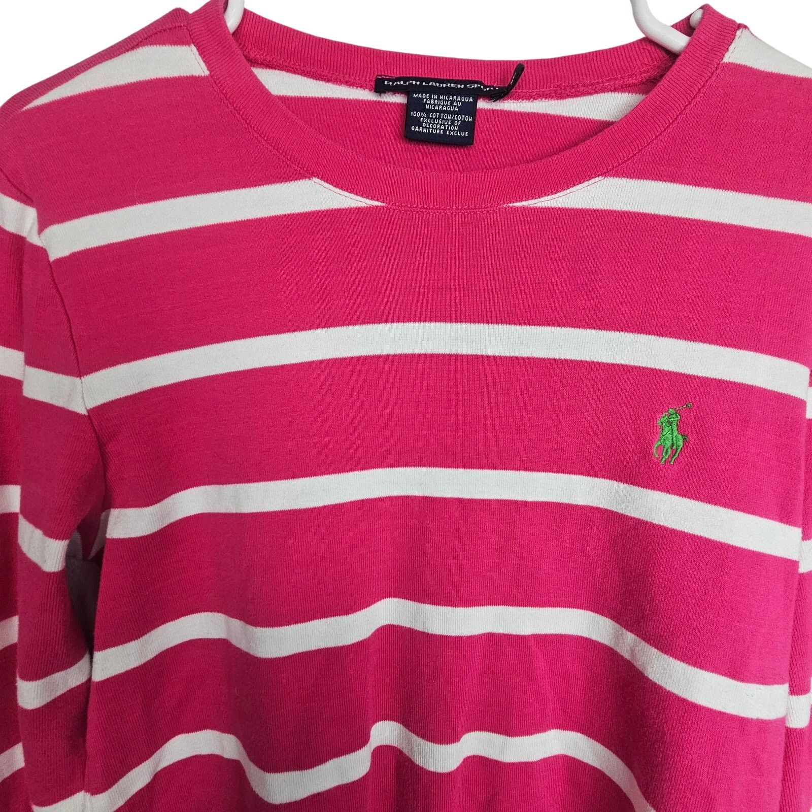 Ralph Lauren Sport Ralph Lauren Sport Striped Shirt XL Classic Preppy Stretch Size XL / US 12-14 / IT 48-50 - 2 Thumbnail