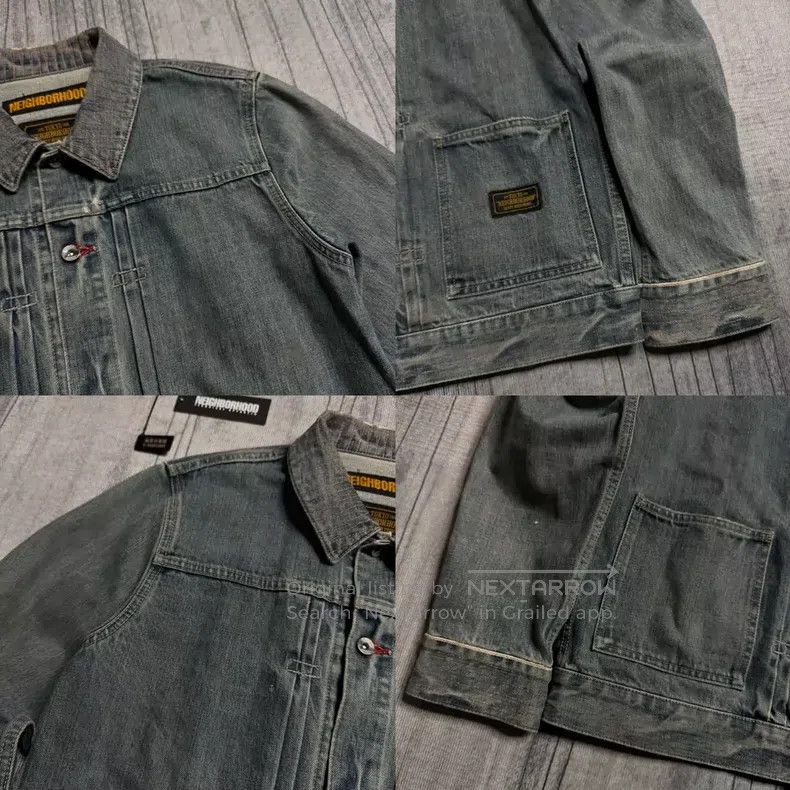 Neighborhood Neighborhood 18SS STOCKMAN JKT Washed and Stained Rust Den Size US L / EU 52-54 / 3 - 3 Thumbnail