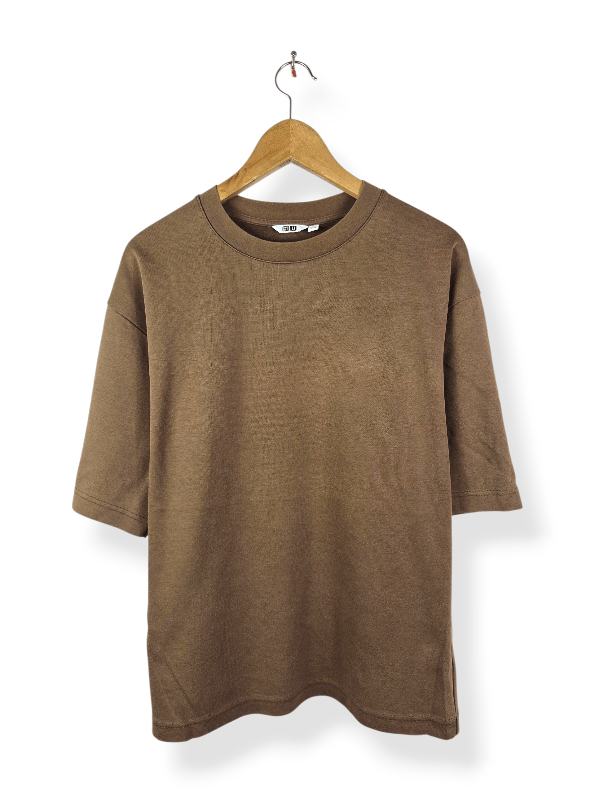 Lemaire × Uniqlo 🔥 Uniqlo U Lemaire Airism Brown Plain Tee Size US L / EU 52-54 / 3 - 1 Thumbnail