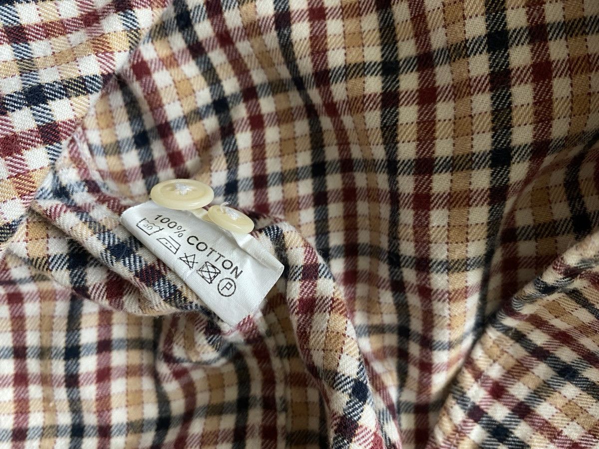 Barbour × Vintage Barbour Steve McQueen Plaid legend merlot ls check Shirt Size US XL / EU 56 / 4 - 8 Thumbnail