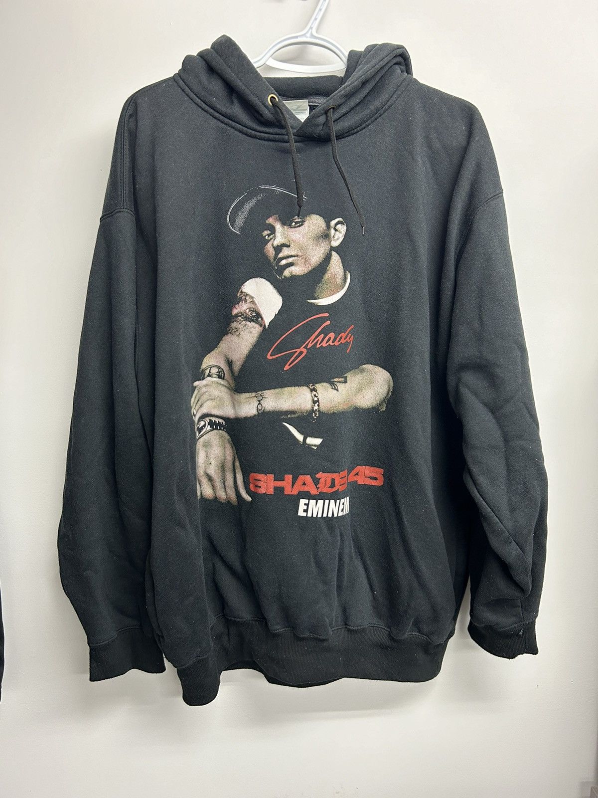 image of Eminem X Shade 45 2000S Hoodie in Black, Men's (Size 2XL)