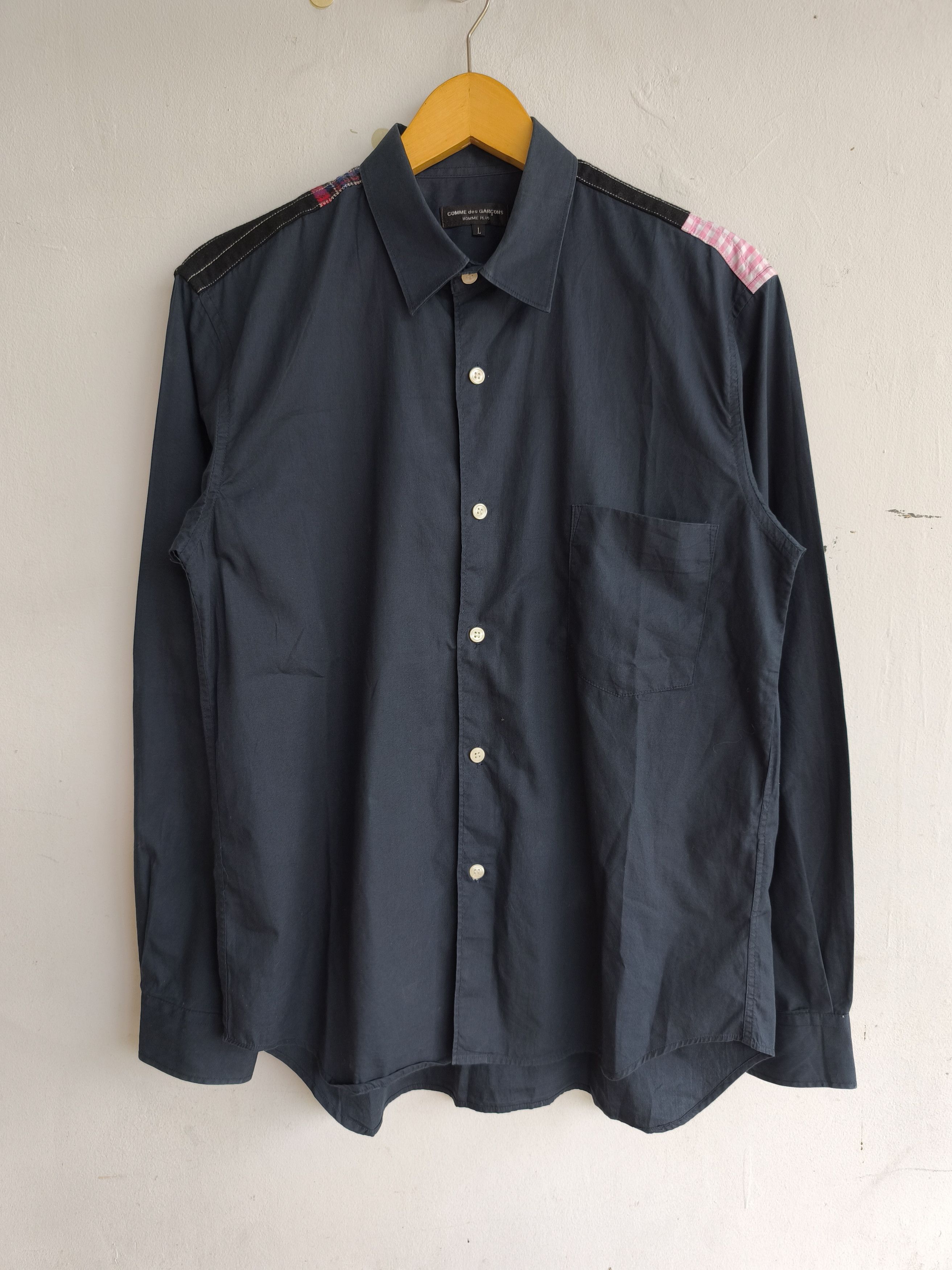 Comme des Garcons homme plus patchwork shirt