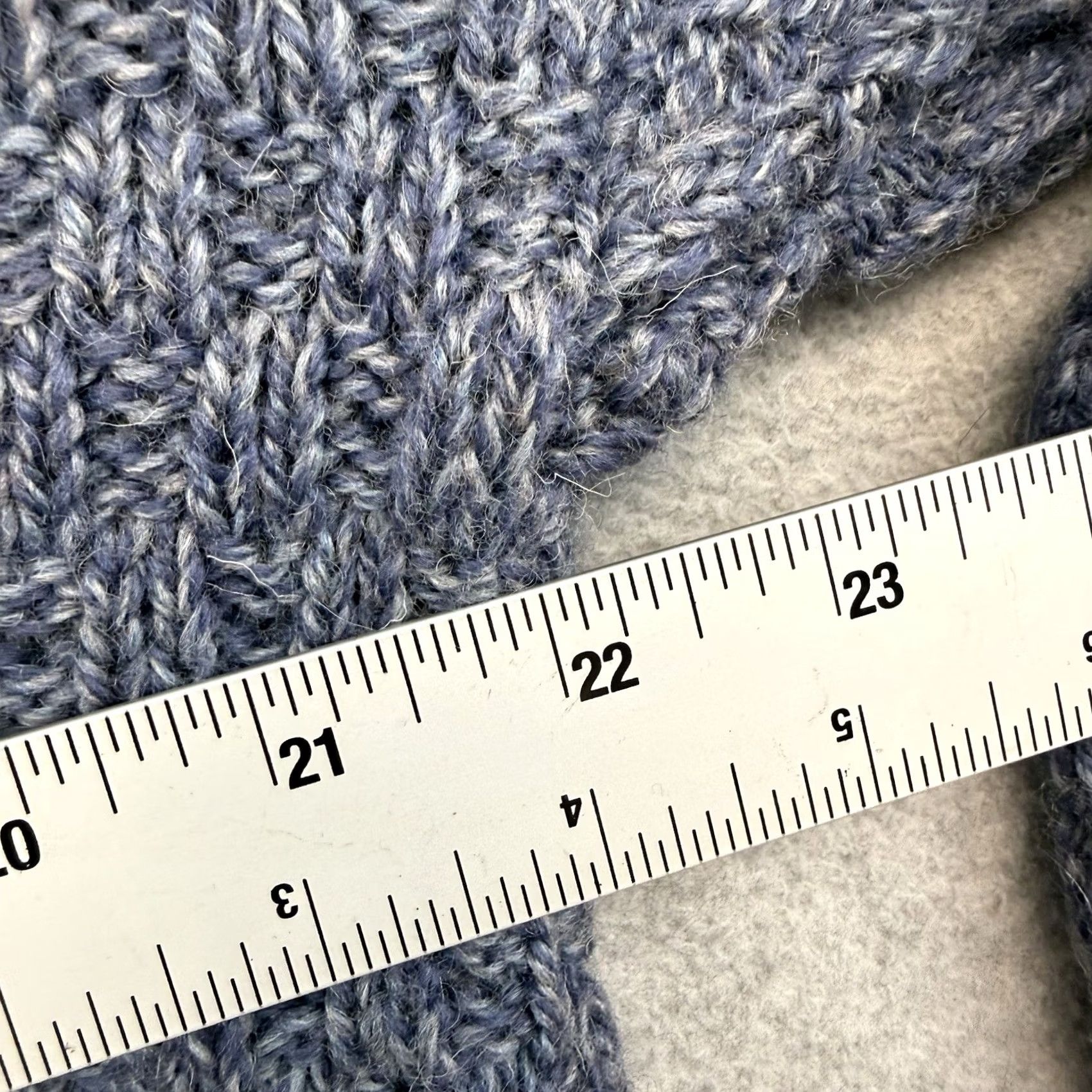 Vintage Aran Woollen Mills Crew Neck Traditional Knit Sweater Dusty Blue Men's/Unisex M Size US M / EU 48-50 / 2 - 5 Thumbnail