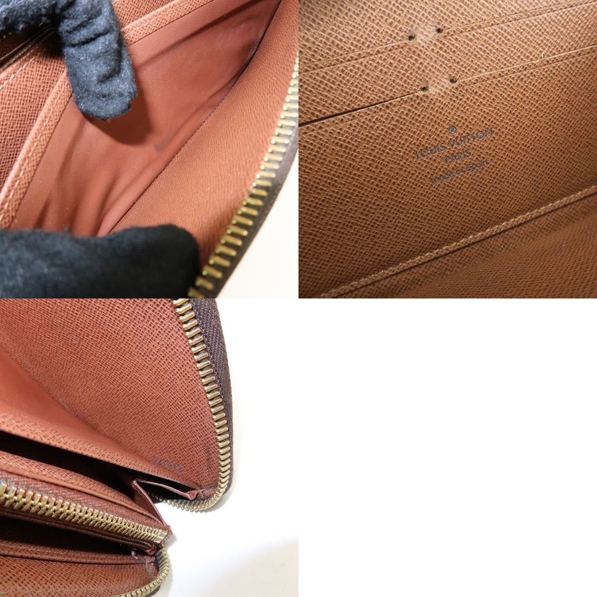 Louis Vuitton Louis Vuitton Monogram Zippy Wallet Brown Size ONE SIZE - 7 Thumbnail