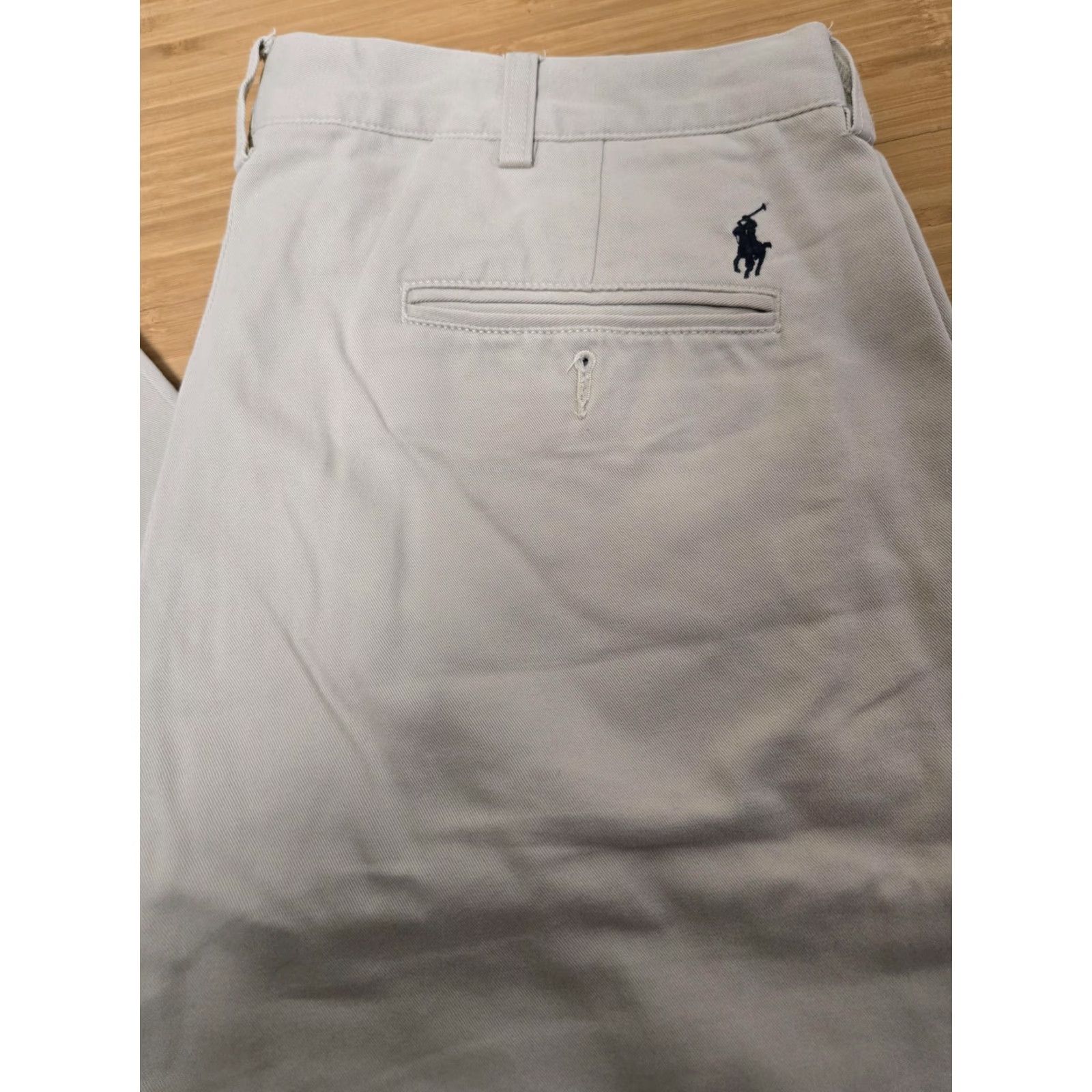 Polo Ralph Lauren Polo Ralph Lauren Pants Mens 35x32 Chino Flat Front Cotton Khaki Suffield Beige Pony Flat Front Casual Trousers Size US S / EU 44-46 / 1 - 3 Thumbnail