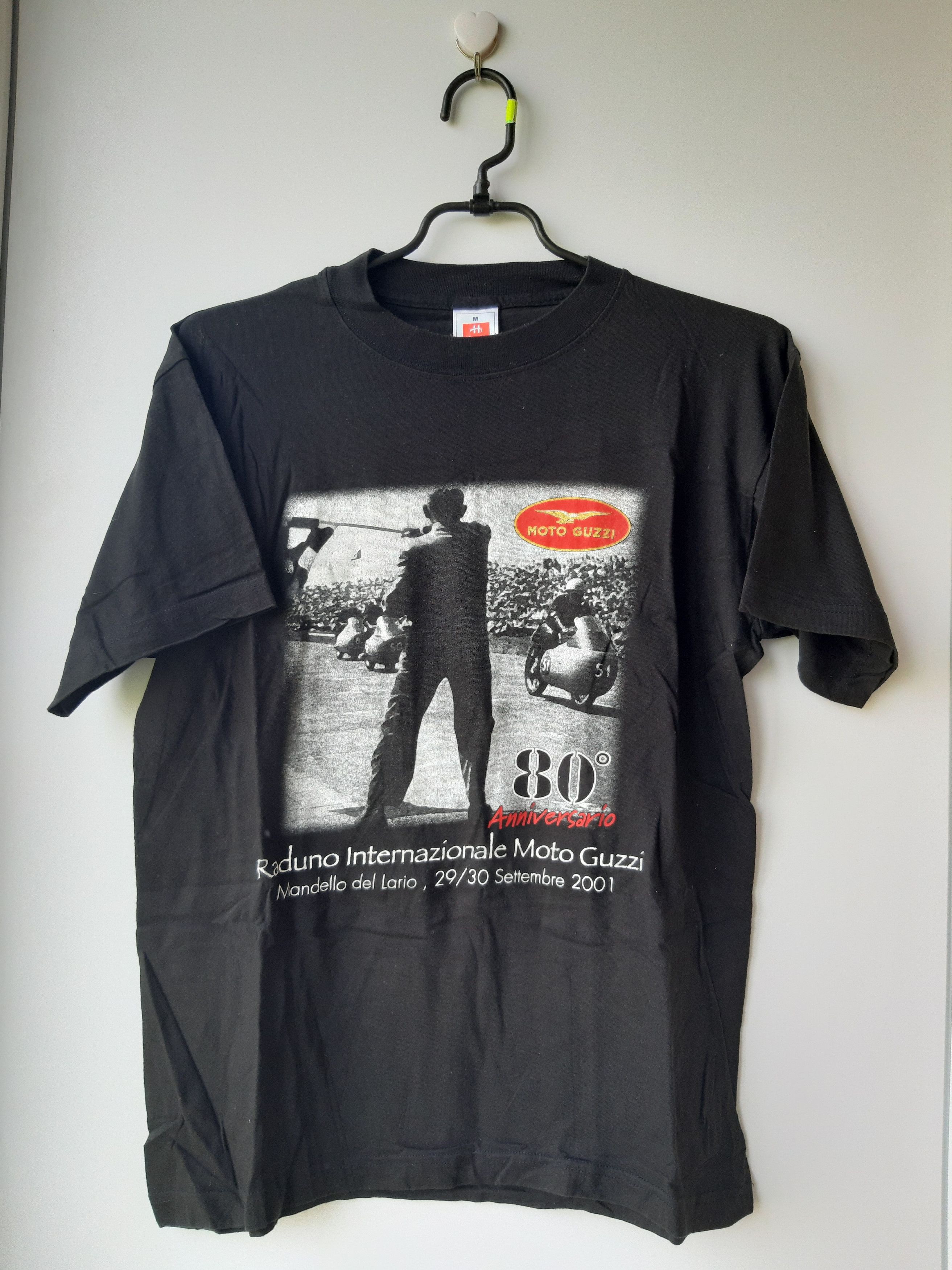 Hanes × Vintage Vintage Moto Guzzi 2001 shirt Size US M / EU 48-50 / 2 - 1 Thumbnail