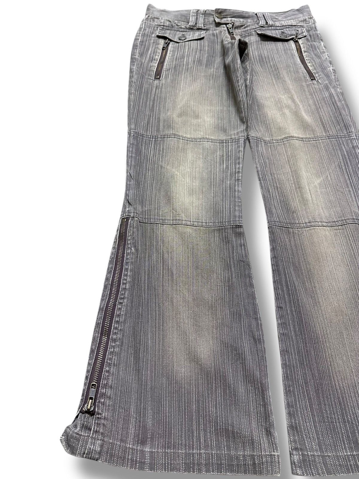 Tornado Mart Vintage Tornado Mart Flare Zipper Detail Avant Garde Jeans Size US 30 / EU 46 - 5 Thumbnail
