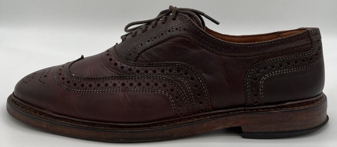 Allen Edmonds Allen Edmonds MCTAVISH Oxford Wingtip Brown Leather Size 9D Size US 9 / EU 42 - 5 Thumbnail